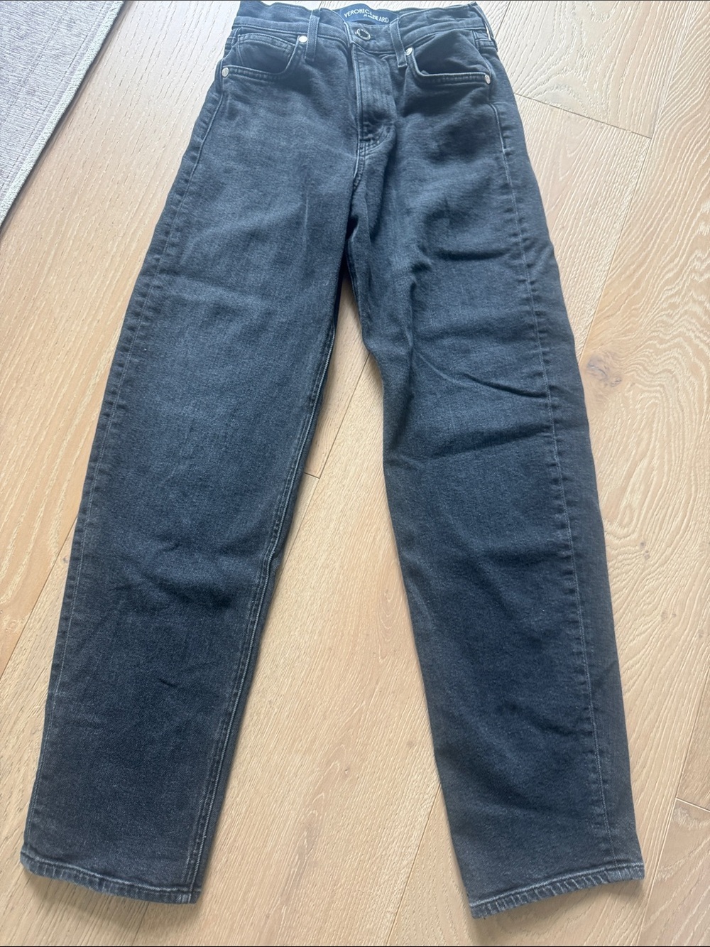 Veronica Beard Black Straight Leg Jeans - Picture 9 of 12